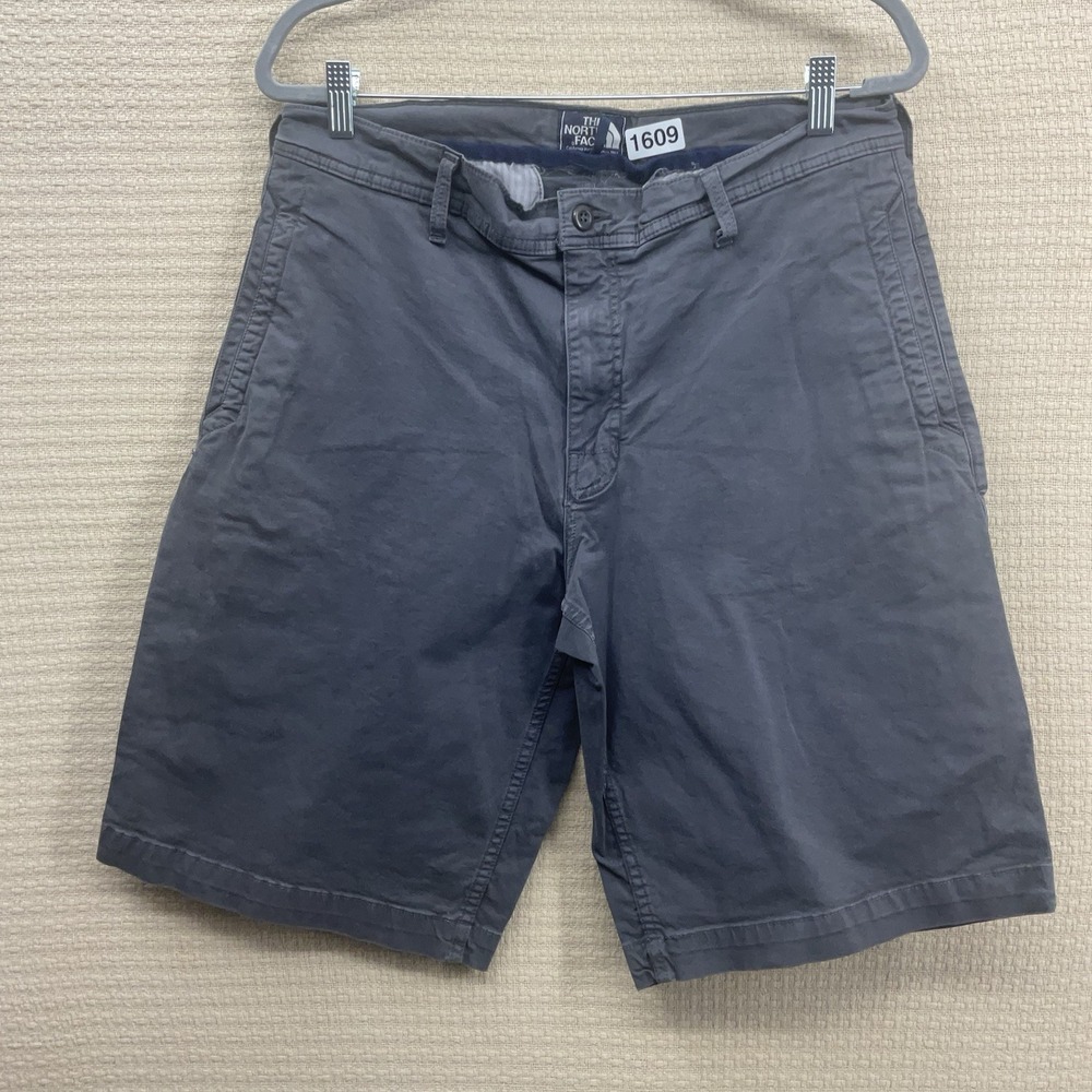Vintage The North Face Chino Shorts Men's 34Long Gray Outdoor Hiking Pockets Y2K